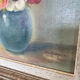 Oil on canvas "anemones"