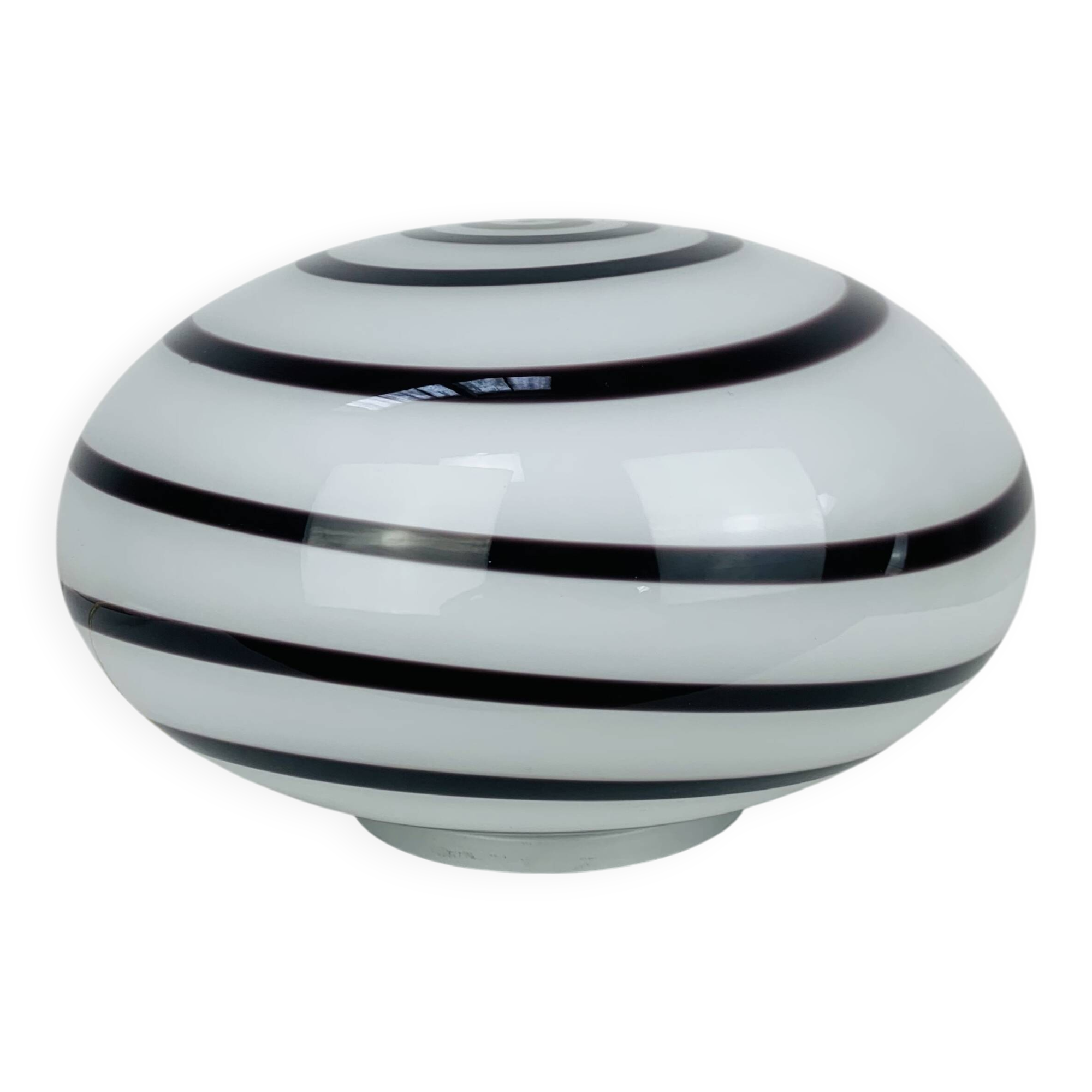 Zebra glass ball lamp by Eglo, 90s, vintage