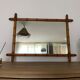 Large bamboo-style mirror 68x90cm