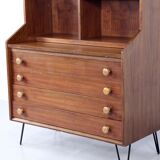 Italian midcentury bureau in teak