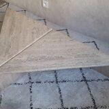 Coffee table in travertine