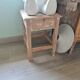 Vintage chest stool shabby chic style