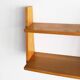 Vintage Wall Shelf in Beech, Czechoslovakia, 1960s