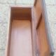 Solid oak wood storage bench chest, classic style