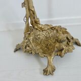 Porte parapluie porte canne art déco en bronze