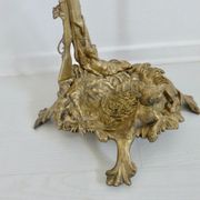 Umbrella door, bronze art deco cane holder