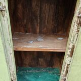 Old bedside table - tribal cabinet in Burmese teak