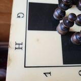Complete wooden chess set