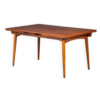 Teak Dining Table AT-312 attributed to Hans J. Wegner for Andres Tuck, 1950s