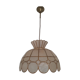 Mother-of-pearl and brass suspension