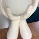 40cm ceramic hands lamp