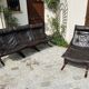Sofa made of 3 Siesta armchairs