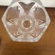 Large vintage cut Arques crystal vase
