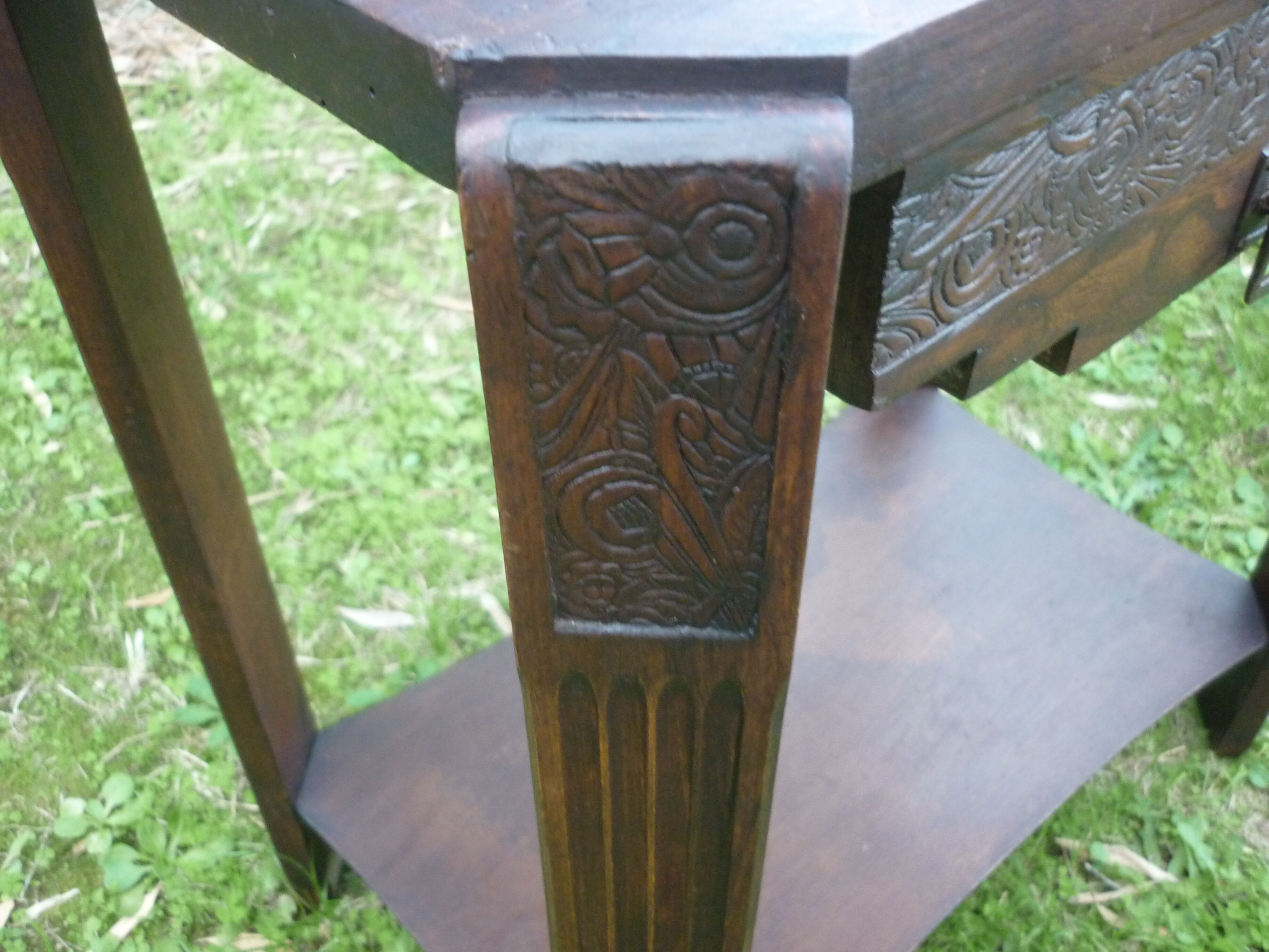 Bedside table in wood