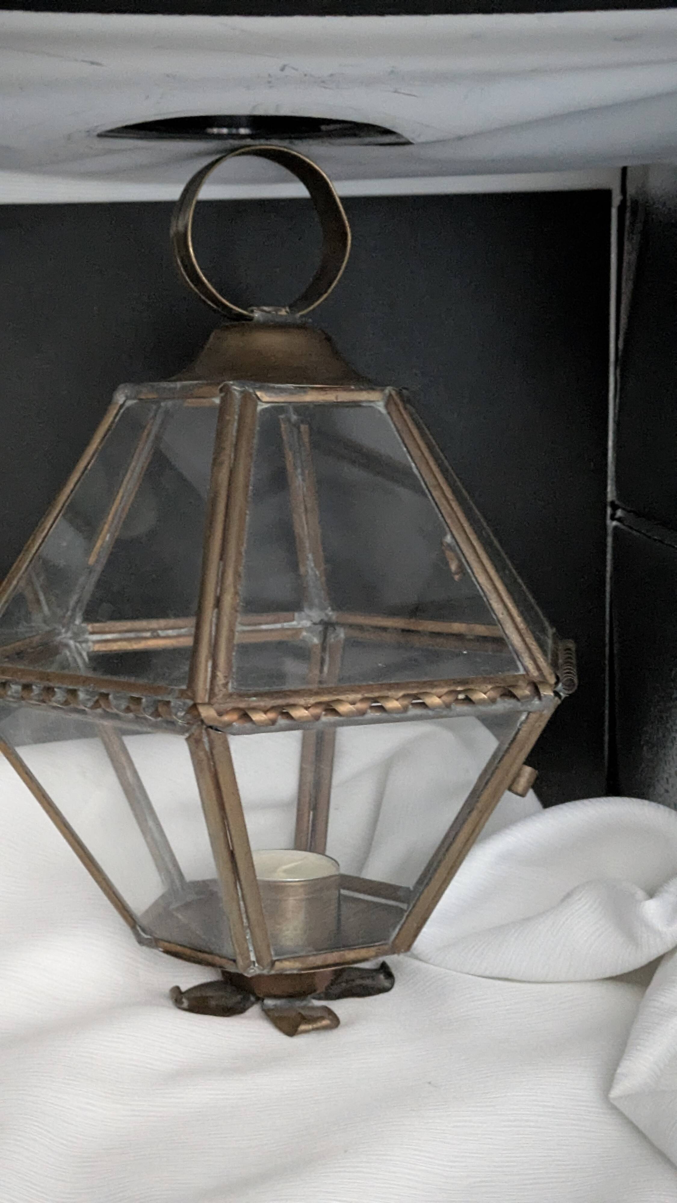 Very old candle lamp