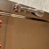 1970s plateau design in the style of Maria Pergay – silver-plated metal