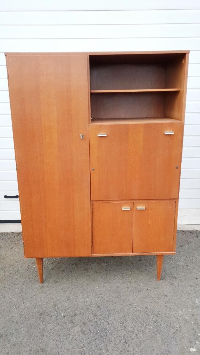 Scandinavian vintage library-secretary