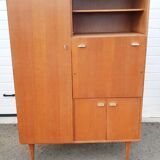 Scandinavian vintage library-secretary