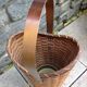 Braided wicker umbrella holder 60/70s