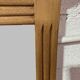 Bevelled oak Art Deco mirror 133x80