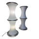 Enrico tronconi - pair of lamps model bamboo