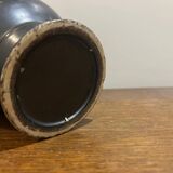 1950s black and white vase