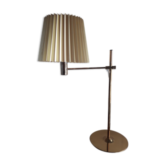 Hans agne jakobsson adjustable and adjustable brass lamp sweden 1978