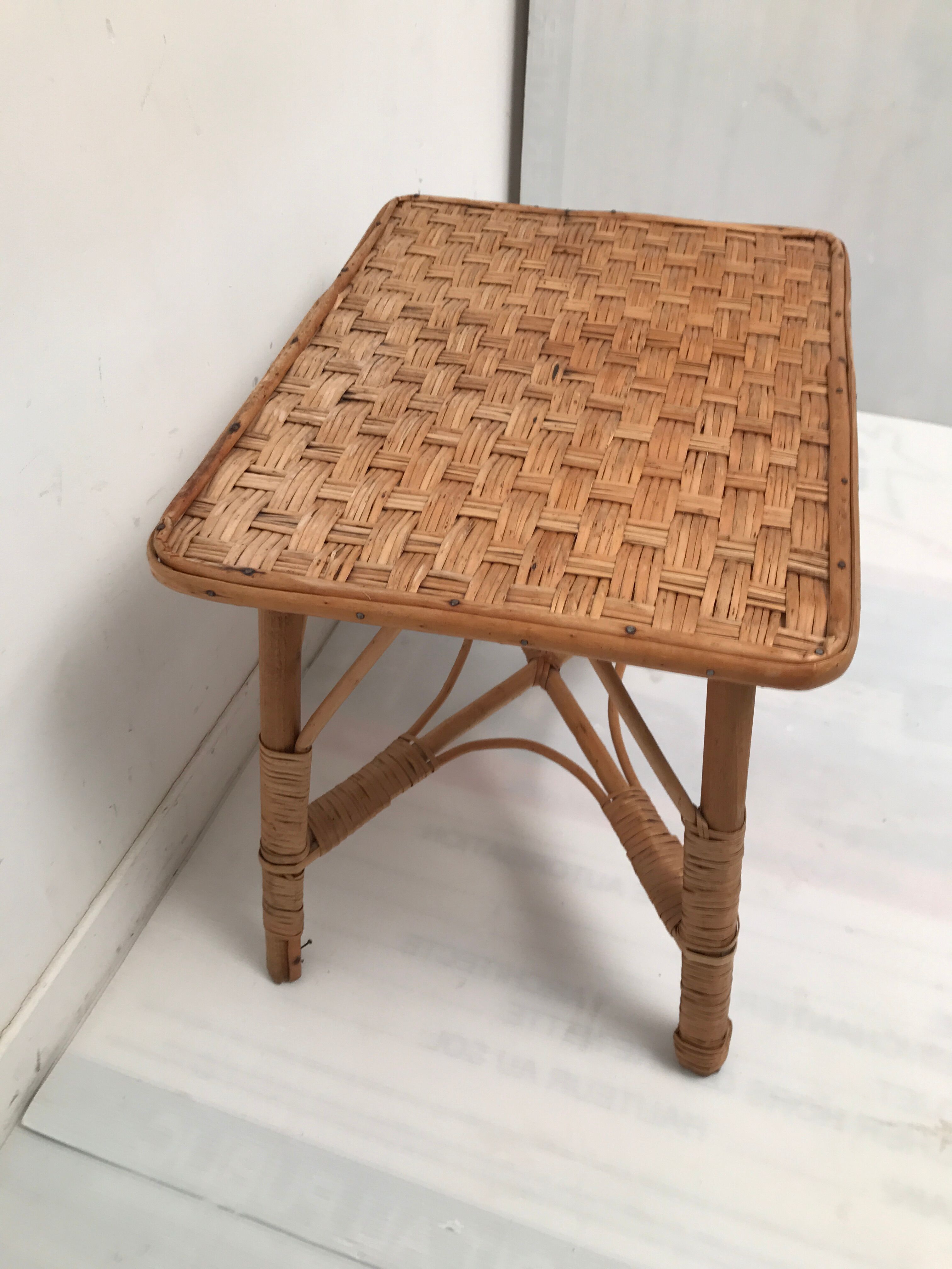 Vintage rattan garden set