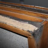 Vintage wooden refrigerator cabinet 2 doors