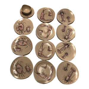 assiettes et saucière
