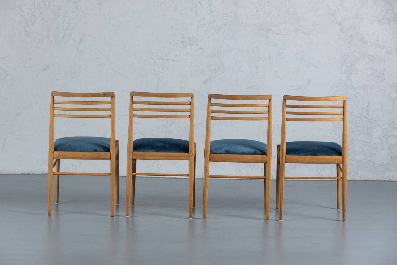 Mid-century dining chairs, Denmark, 1970s, set of 4