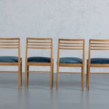 Mid-century dining chairs, Denmark, 1970s, set of 4