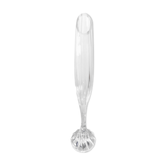 Soliflore en verre design années 70