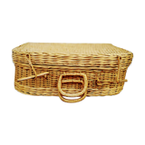 Wicker suitcase