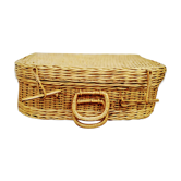 Wicker suitcase