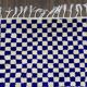 Traditional handmade blue white Berber rug 250cmx150cm