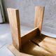 Solid oak coffee table, minimalist / contemporary design