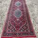 Tapis coureur Bidjar vintage noué main années 1950