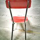 Red formica chair