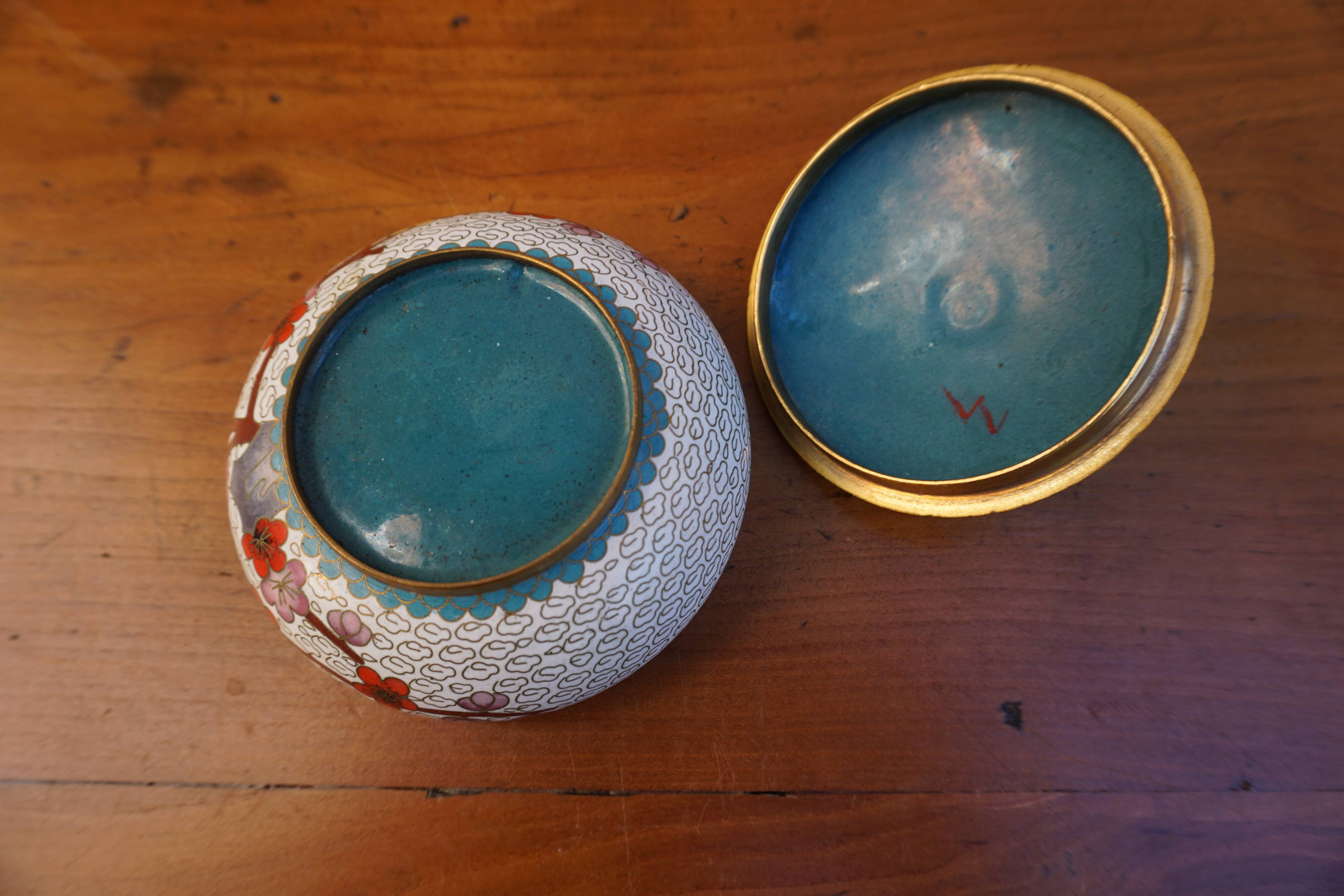 1970s cloisonné box