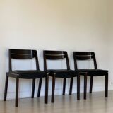 3 1930s leather chairs