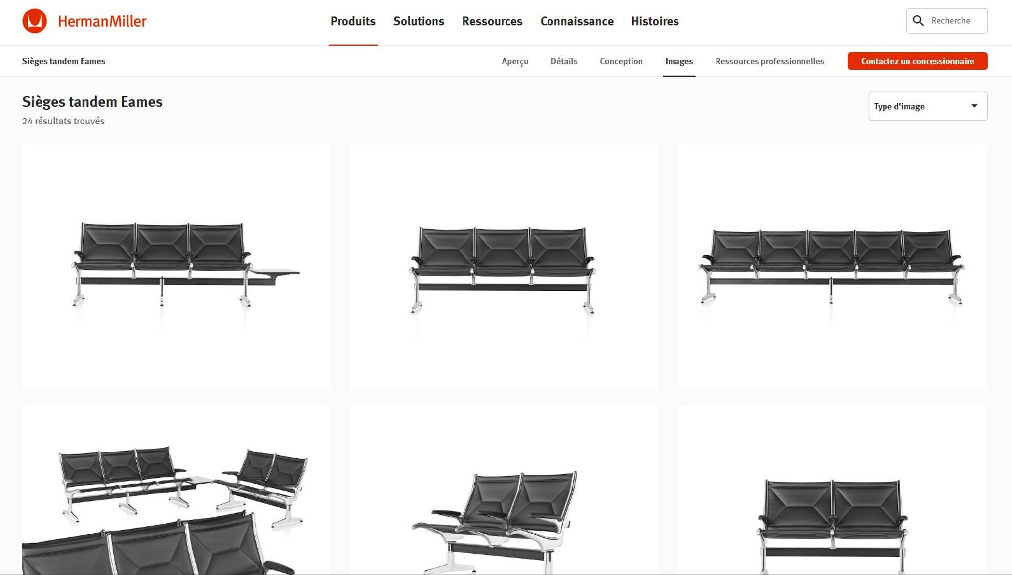 Pair of chairs by Charles and Ray Eames