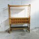 Rattan shelf