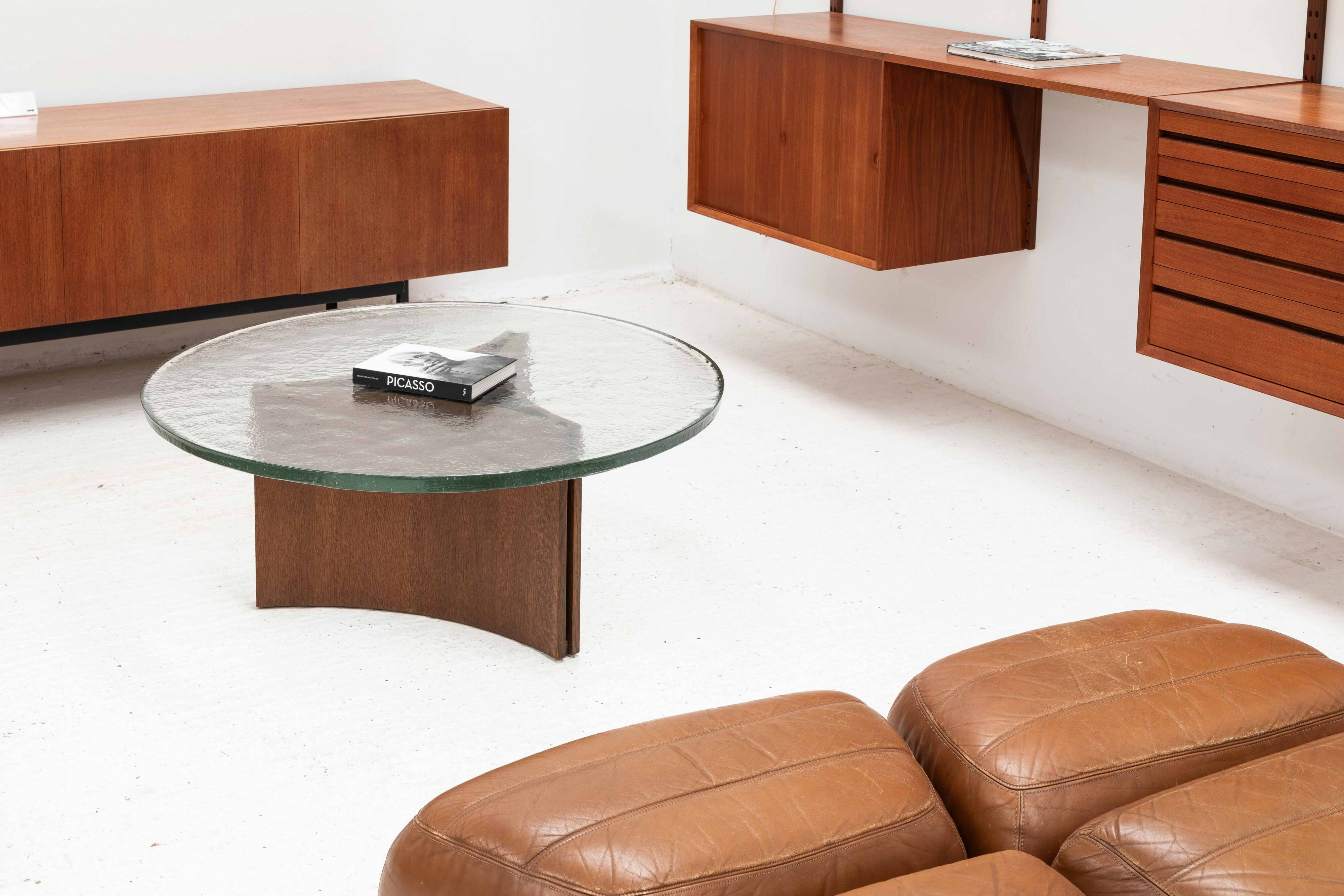 Brutalist coffee table, Germany, 1970's