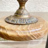 Pineapple lamp in marble onyx years 70