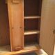 Vintage doll wardrobe cabinet