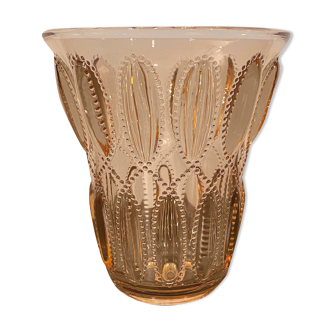 Vase moèle "éphémère", Luxval, Val Saint-Lambert, Belgium 1930's