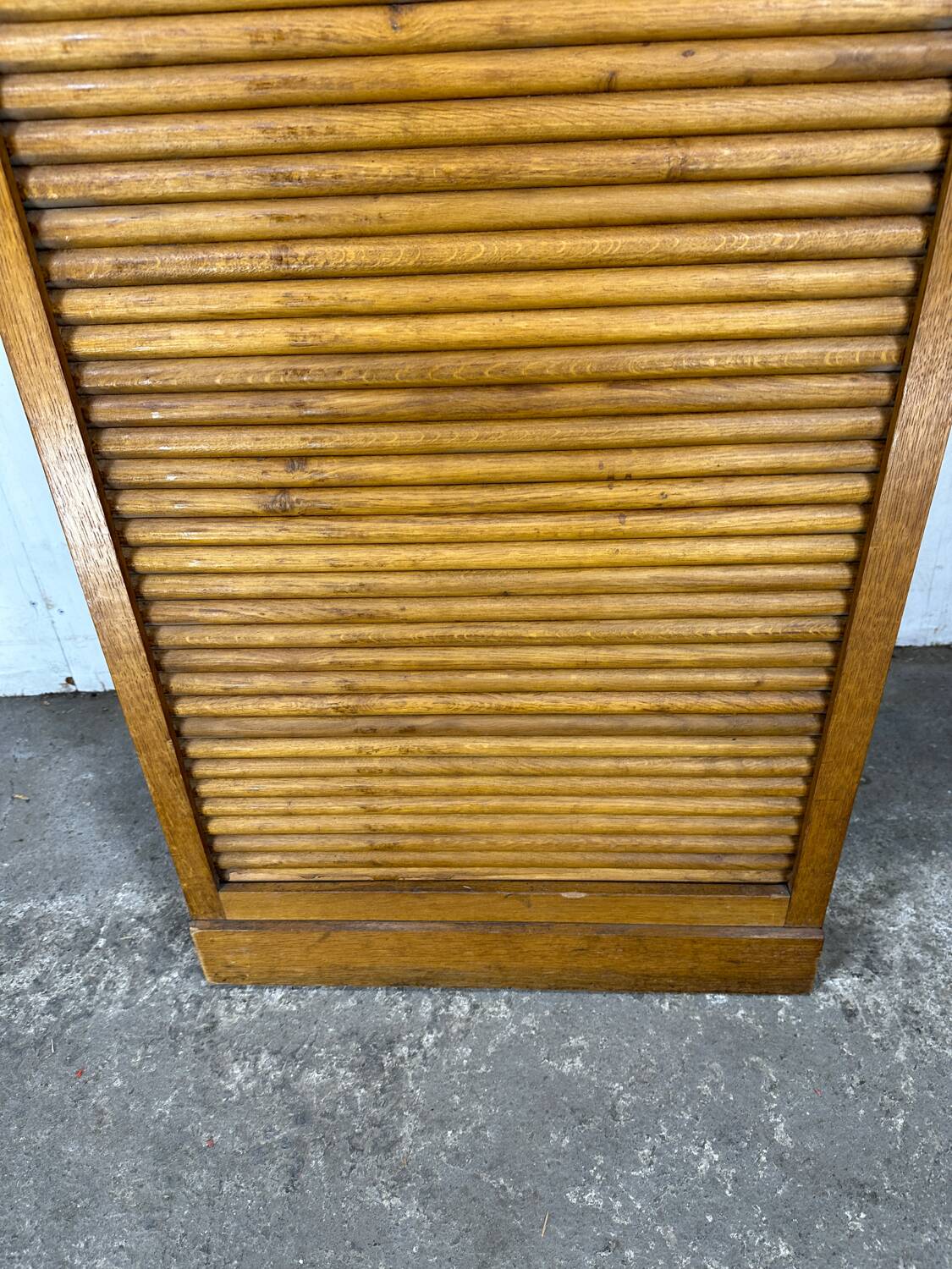 Large oak filing cabinet