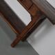 Antique French Rustic Farmhouse Oak Side Table, 19th Century