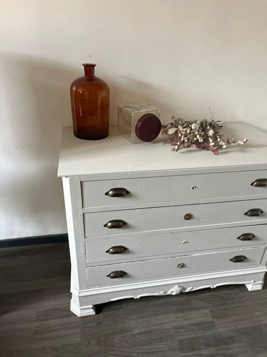 Commode ancienne lin
